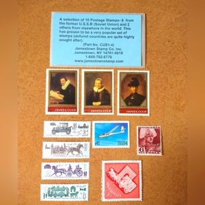 Stamp collection set